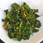 Kale Slaw with Toasted Walnuts Kale Slaw with Toasted Walnuts