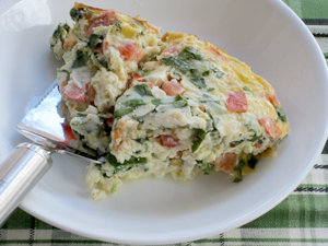 spinach frittata