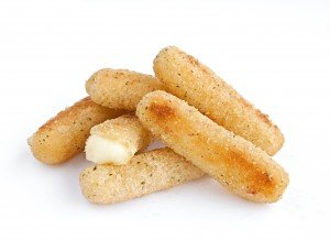 baked mozzarella sticks