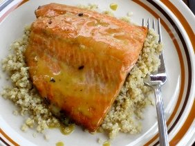 honey-dijon salmon