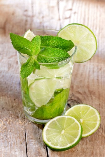 Sparkling Lime-Mint Quencher