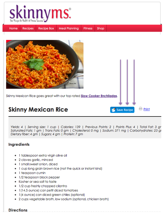 Skinny Ms. Ziplist Recipe