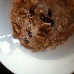 Cinnamon Roll Oatmeal