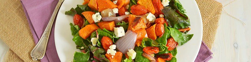 Winter Sweet Potato Salad with Blood Orange Vinaigrette