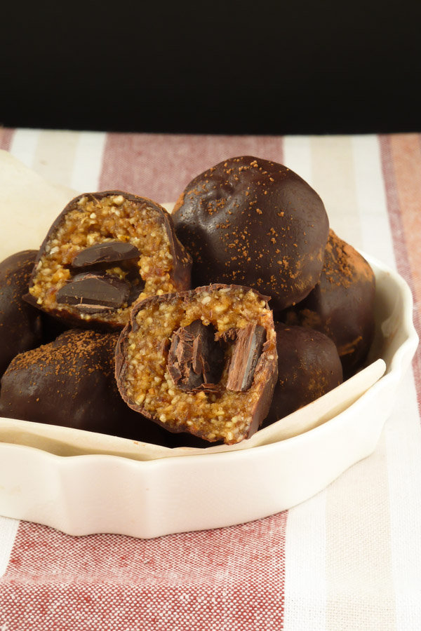 Chocolate Covered Cookie Dough Balls