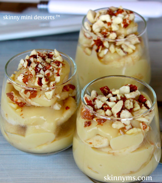 Skinny Mini Desserts - Banana Pudding