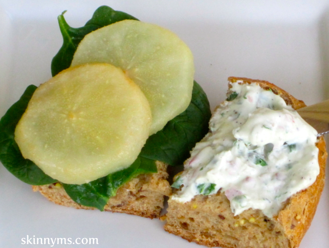 Roasted Pear Sandwich with Baby Spinach