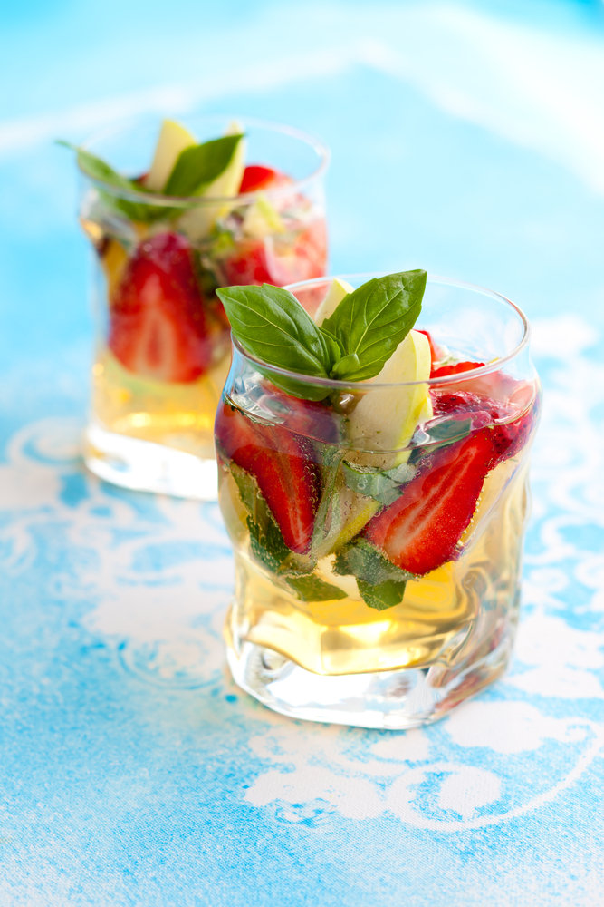 Strawberry Basil Water