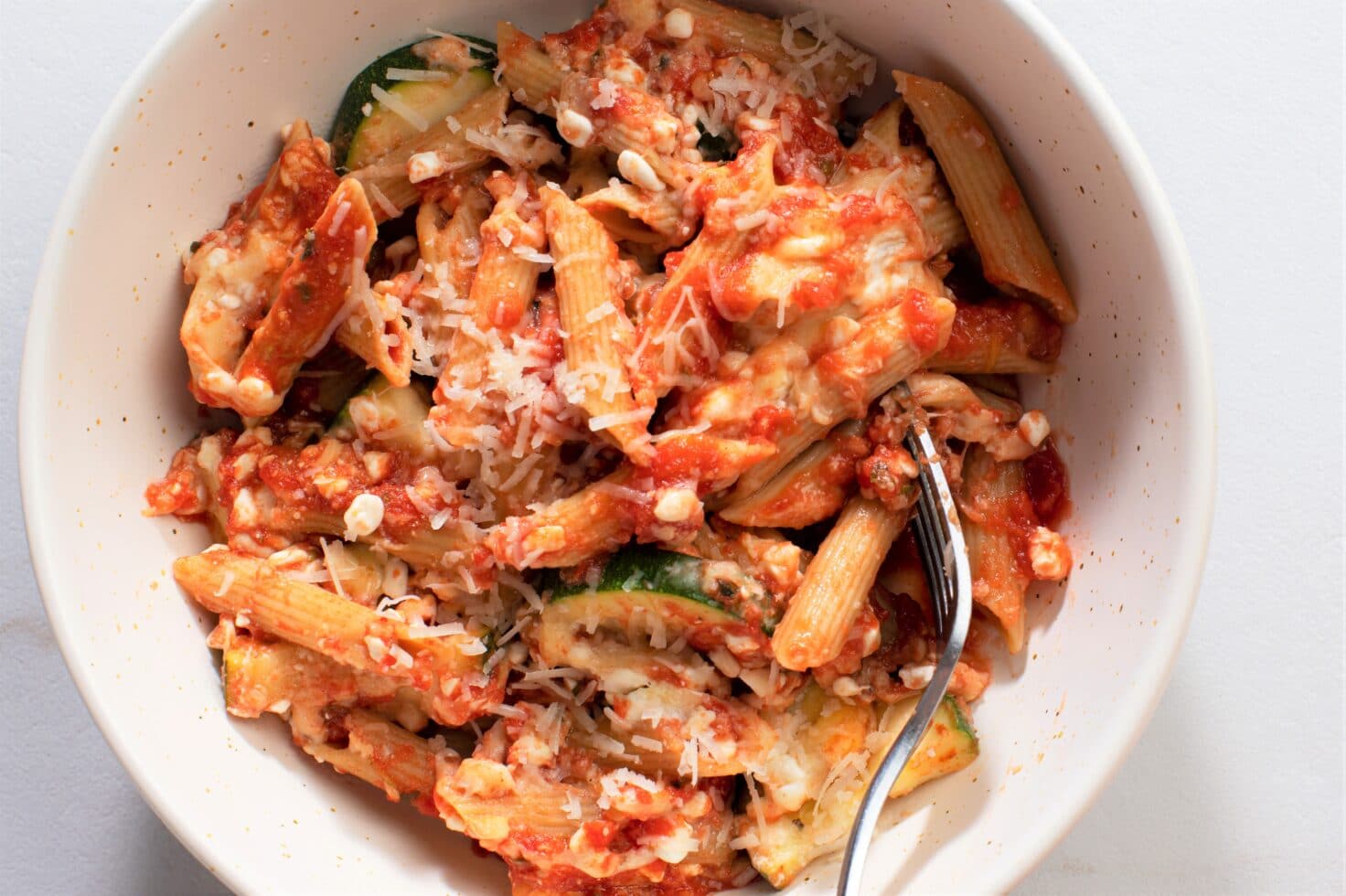 Our Slow Cooker Zucchini Ziti is StressFree and Full of Italian Flavor
