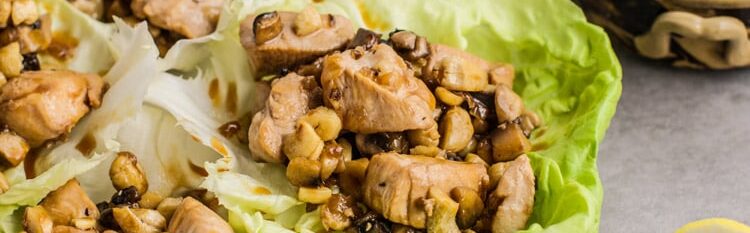 Asian chicken lettuce wraps
