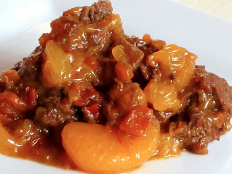 Slow Cooker Mandarin Beef