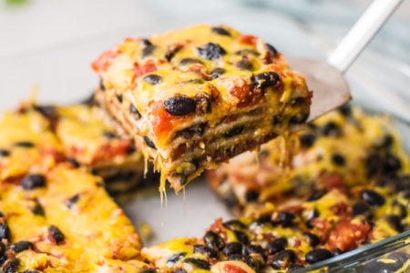 healthy casserole Southwestern Black Bean Casserole