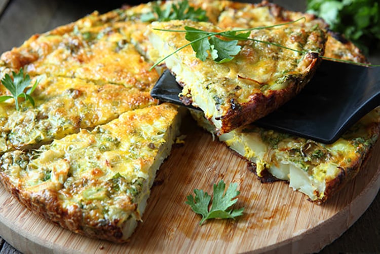 crustless vegetable quiche