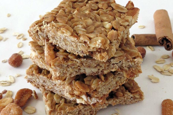 Peanut Butter And Honey Oat Bars