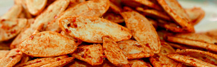 chili lime roasted pumpkin seeds