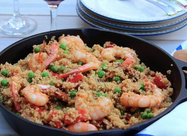 Quinoa & Shrimp Paella