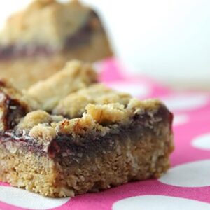 Clean Eating Raspberry Oat Bars