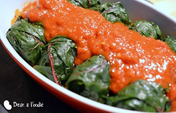 Quinoa Stuffed Swiss Chard Rolls Quinoa Stuffed Swiss Chard Rolls