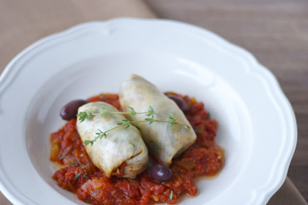 Vegan Mediterranean Cabbage Rolls Vegan Mediterranean Cabbage Rolls