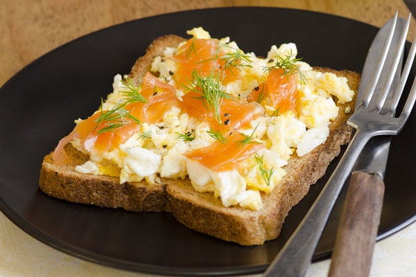 Smoked Salmon and Scrambled Eggs