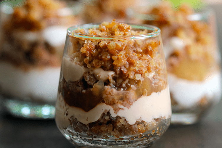 no bake mini apple cheese cake