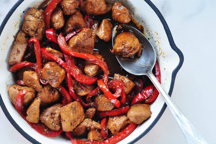 one pot indian black pepper chicken