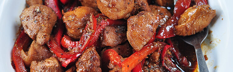 one-pot Indian black pepper chicken