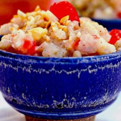 Almond Milk Rice Pudding with Cranberries