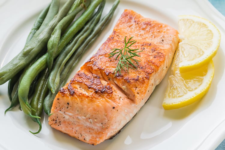 Oven-Grilled Salmon