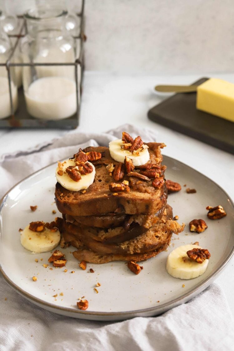 Slow Cooker Banana Pecan French Toast Skinny Ms