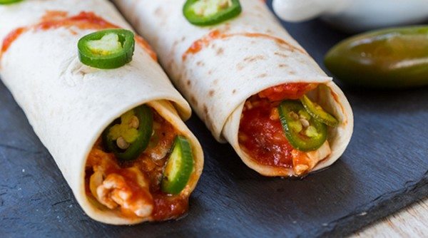 Slow Cooker Jalapeno Chicken Flautas Slider