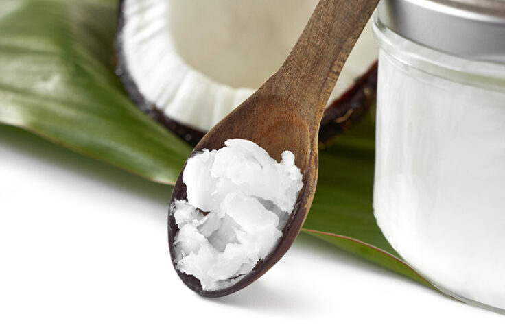 a tablespoon of coconut oil