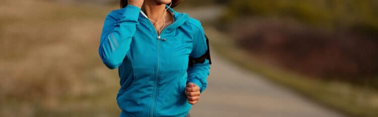 woman taking a walk