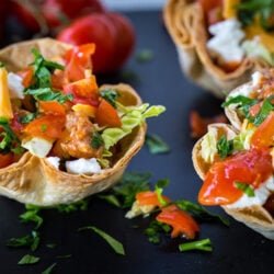 Mini Taco Salad Bowls