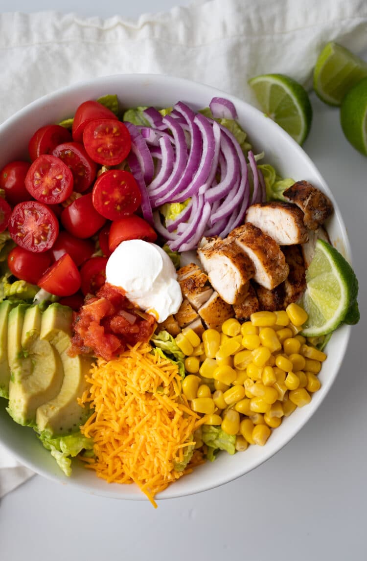 This yummy salad is a great healthy swap for taco night.