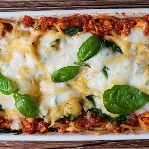 Spinach And Spaghetti Casserole