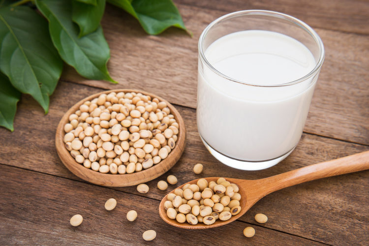 If you can't enjoy the benefits of dairy, soy milk is an excellent alternative.