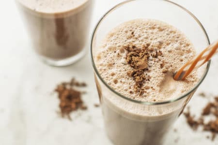 Chocolate Coconut Protein Breakfast Shake Chocolate Coconut Protein Breakfast Shake