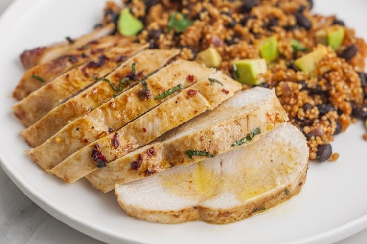 Cilantro Lime Chicken with Mexican Quinoa