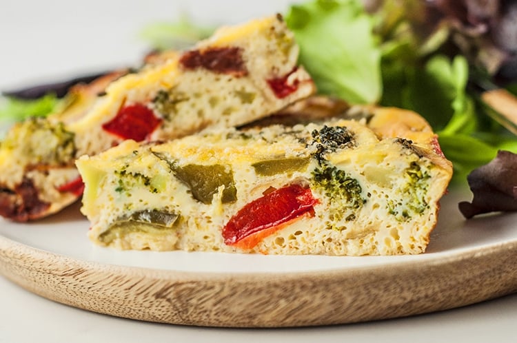 crustless vegetable quiche