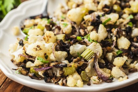 Cauliflower Holiday Stuffing Cauliflower Holiday Stuffing