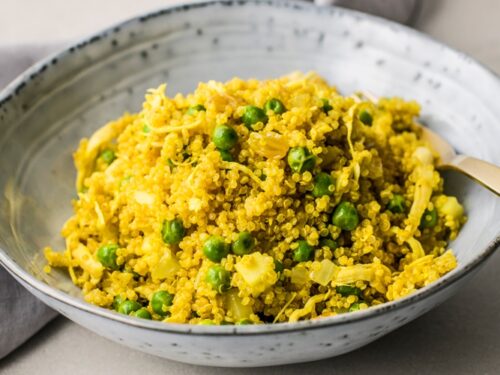 Curry Fried Quinoa Rice Recipe