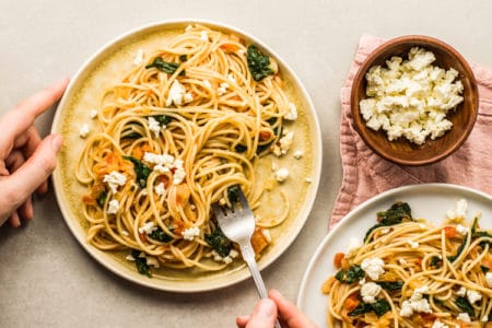 Mediterranean Style Greek Pasta Mediterranean-Style Greek Pasta Recipe