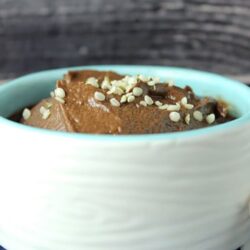 spiced chocolate and avocado pudding