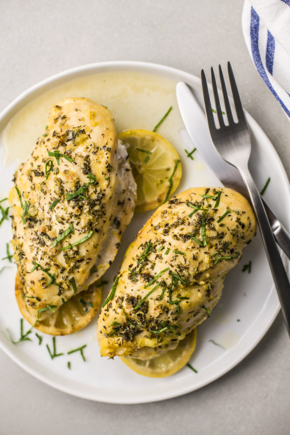 slow cooker greek lemon chicken