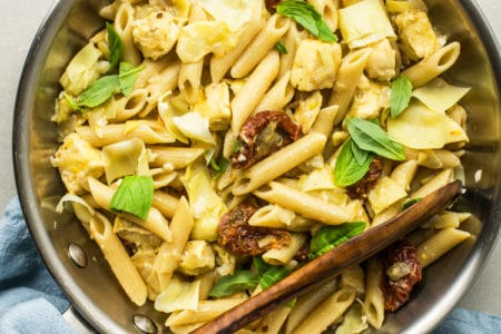 One-Pot Chicken Artichoke Penne One-Pot Chicken Artichoke Penne