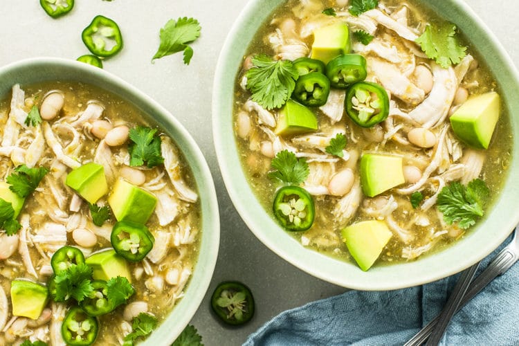 5-Ingredient Slow Cooker Chicken Chili Verde