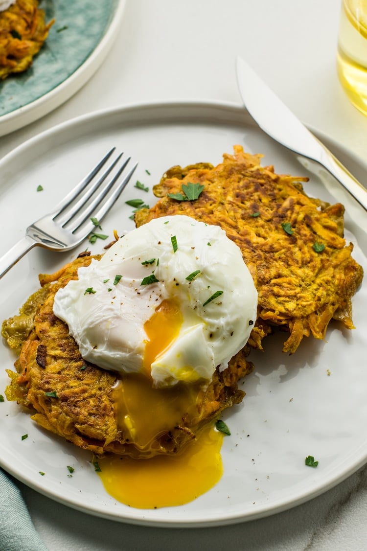 Sweet Potato Hash Browns - Plant Bellies