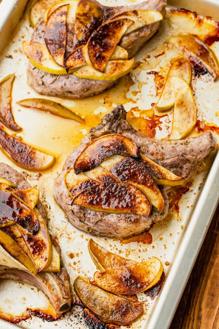 healthy oven baked pork chops