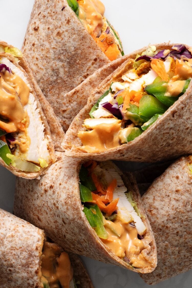 Whole-Wheat Veggie Wrap